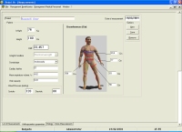 schermata software dati morfometrici